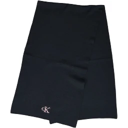 Black Recycled Polyester Scarf