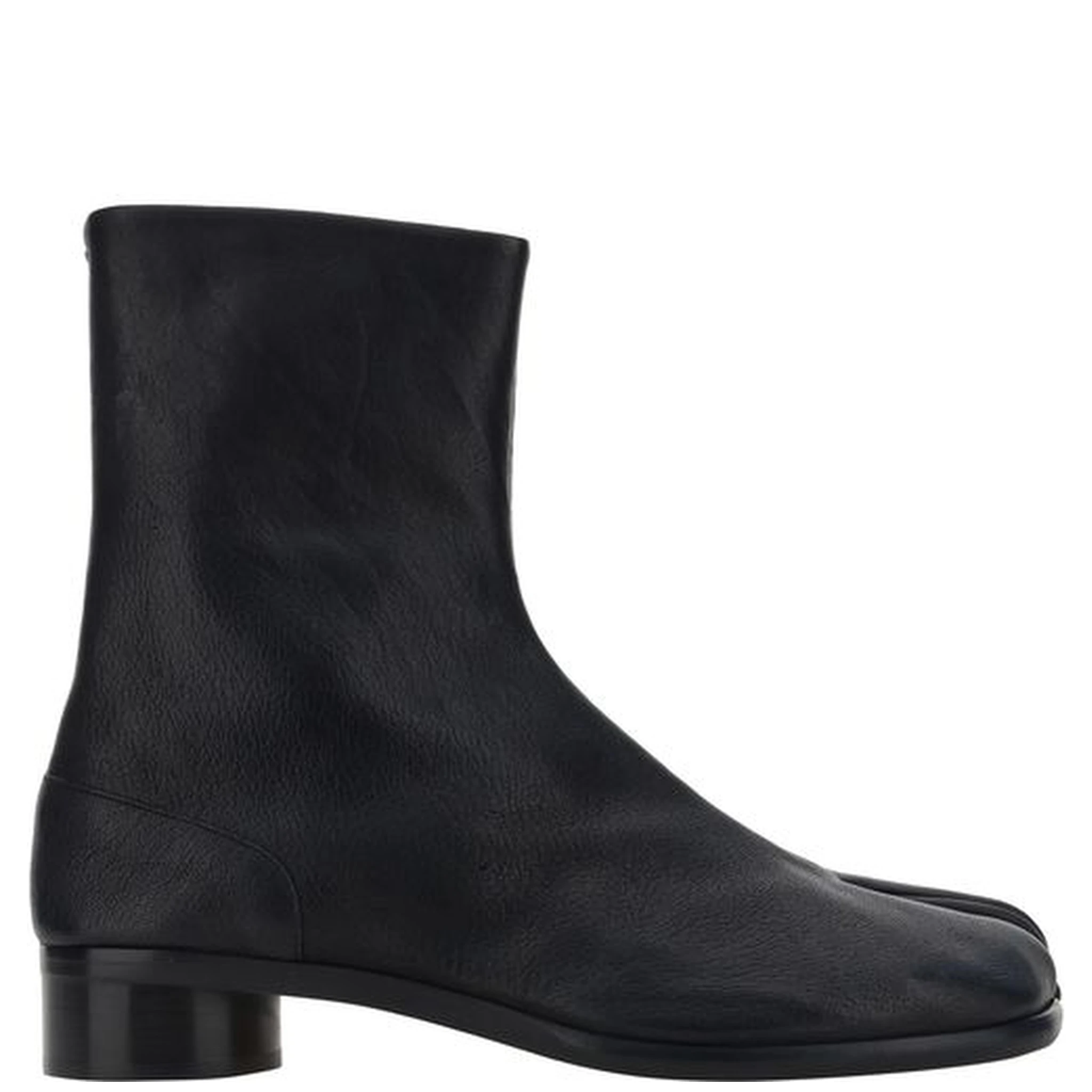 Black Camel Hair  Flat Boots