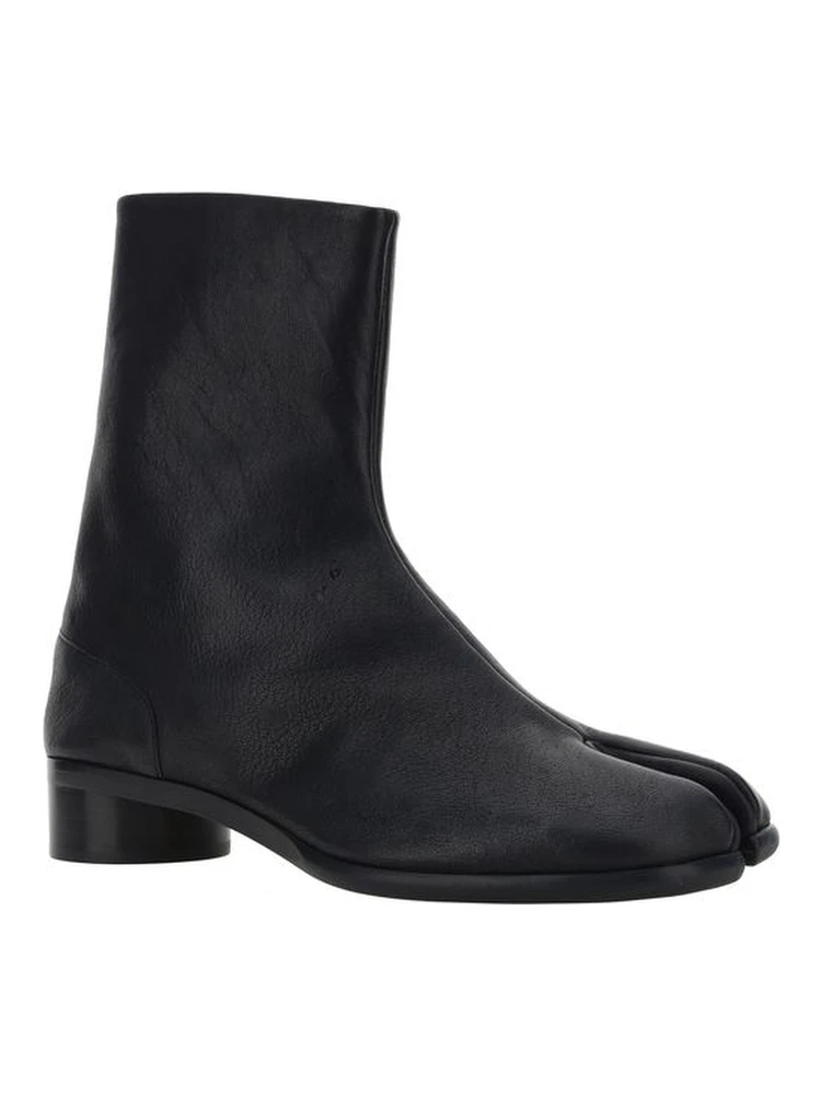 Black Camel Hair  Flat Boots alternative