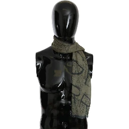 Green Wool Scarf