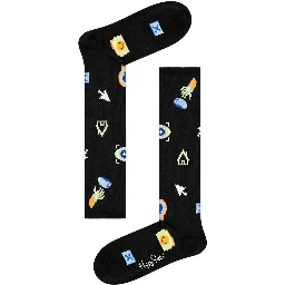 Black Cotton Socks