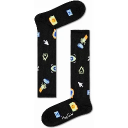 Black Cotton Socks
