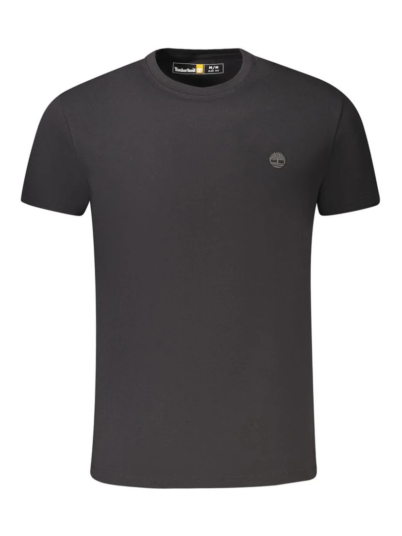 Black Cotton T-Shirt