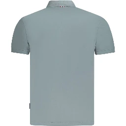 Gray Cotton Polo Shirt