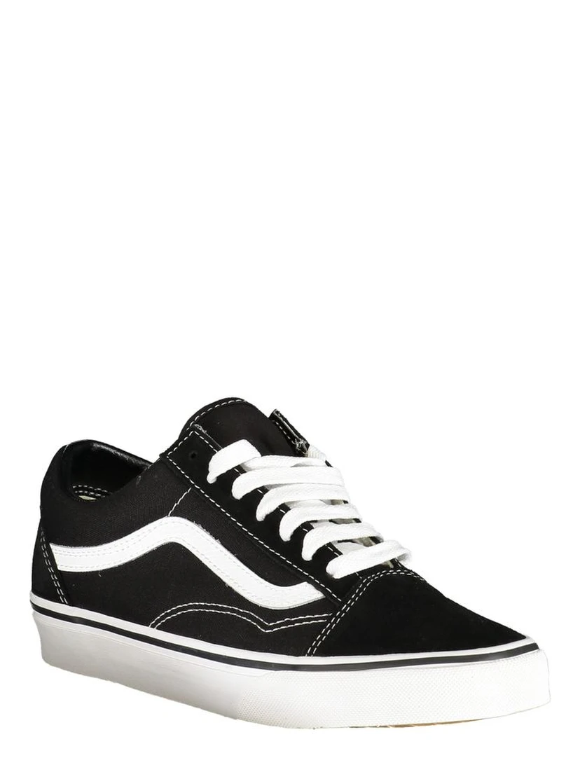 Black Polyester Sneaker