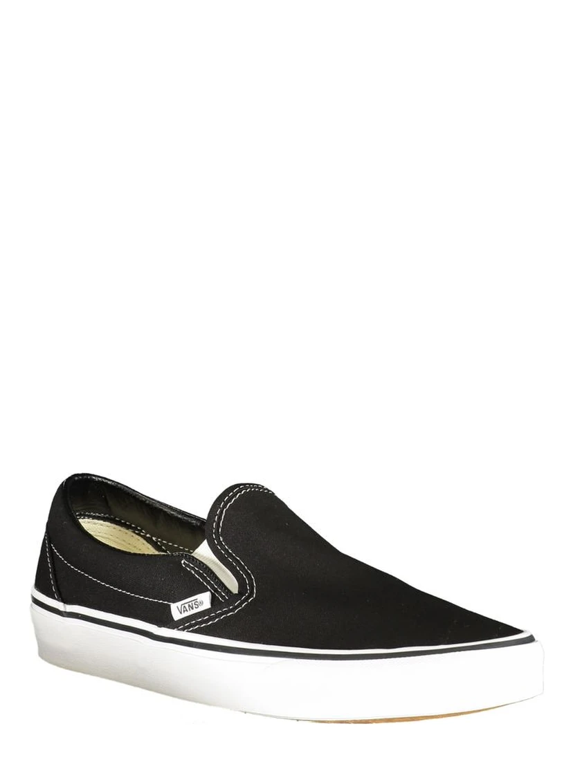 Black Polyester Sneaker