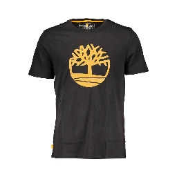 Black Cotton T-Shirt