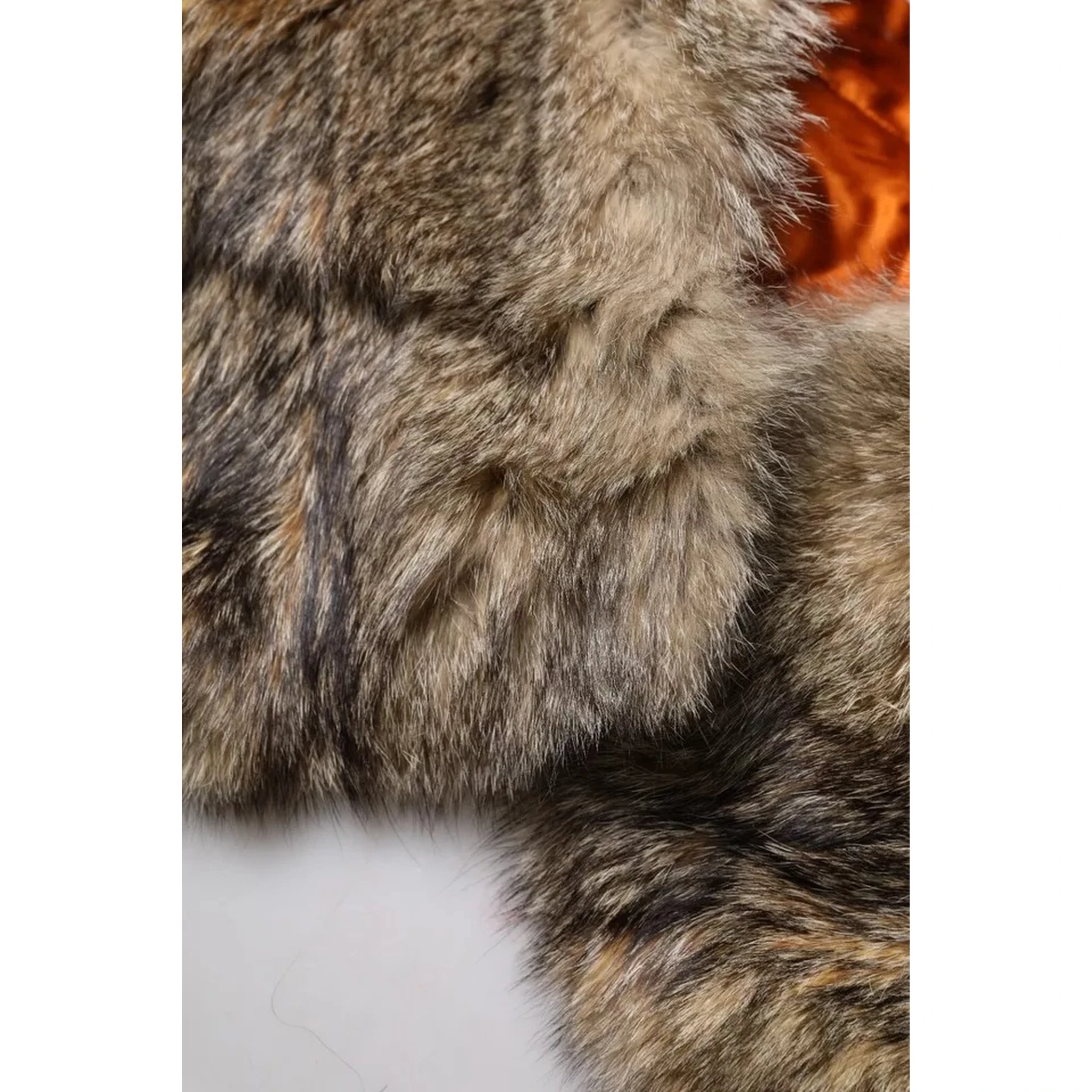 Brown Fur Shoulder Collar Neck Wrap Scarf