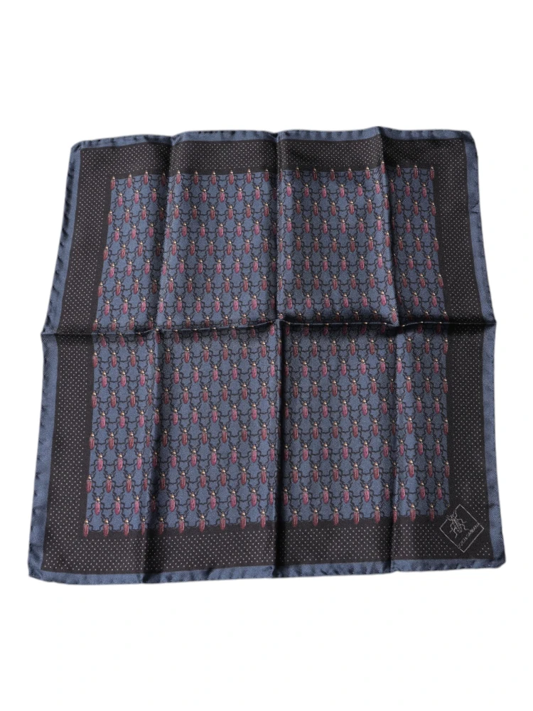 Dark Blue Beetle Square Handkerchief Scarf alternative