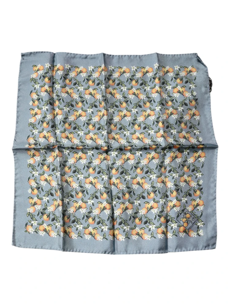Gray Oranges Silk Square Handkerchief Scarf alternative