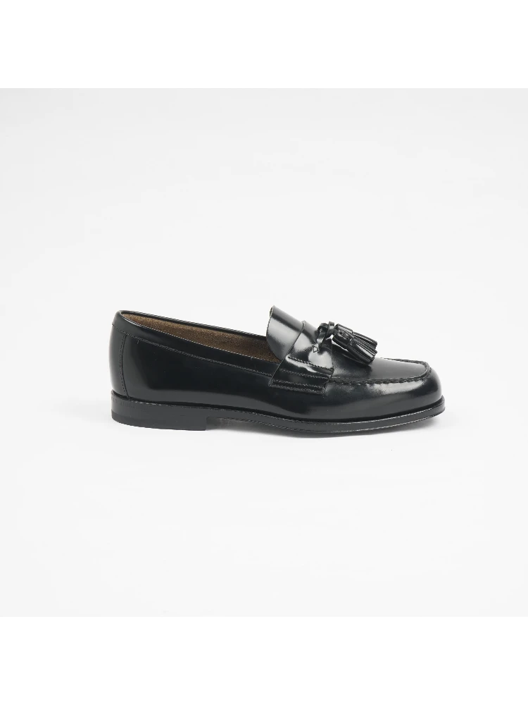 Tassel-detail leather loafers