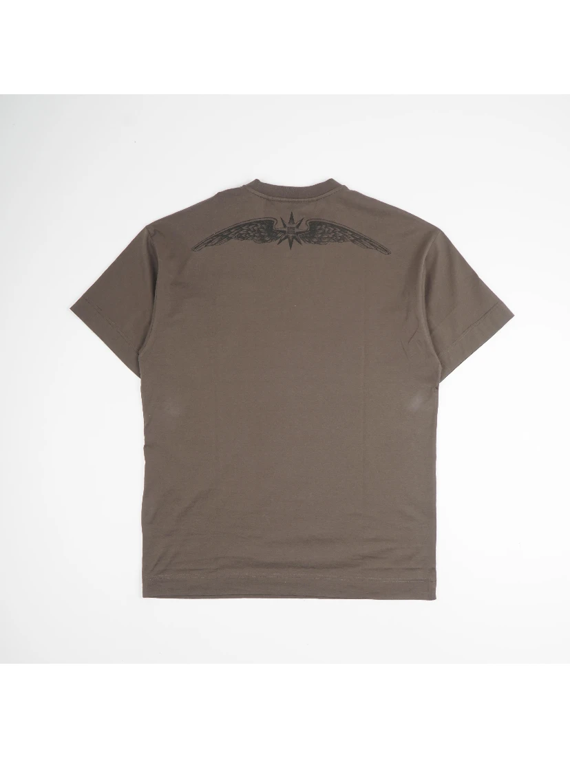 T-SHIRT IN COTTON GIVENCHY WINGS