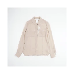 Ercole Silk Shirt in a neutral
