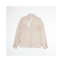 Ercole Silk Shirt in a neutral