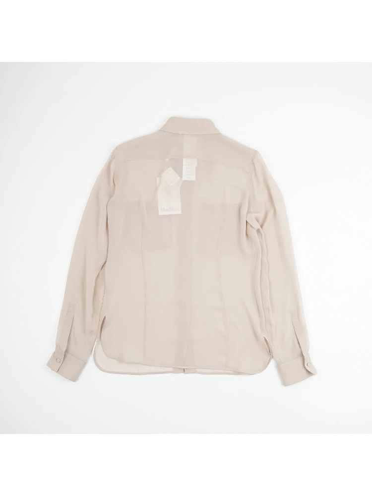 Ercole Silk Shirt in a neutral alternative