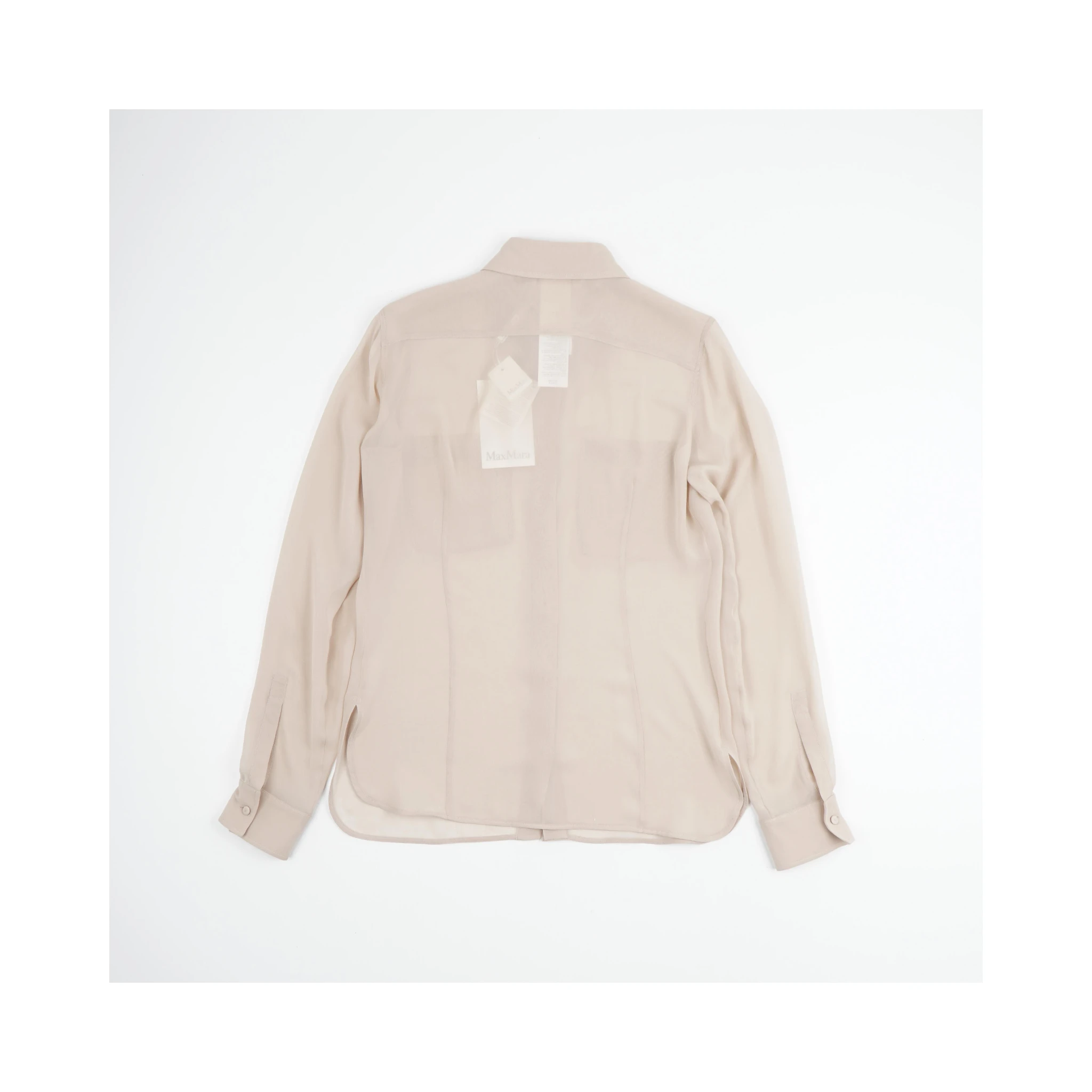 Ercole Silk Shirt in a neutral