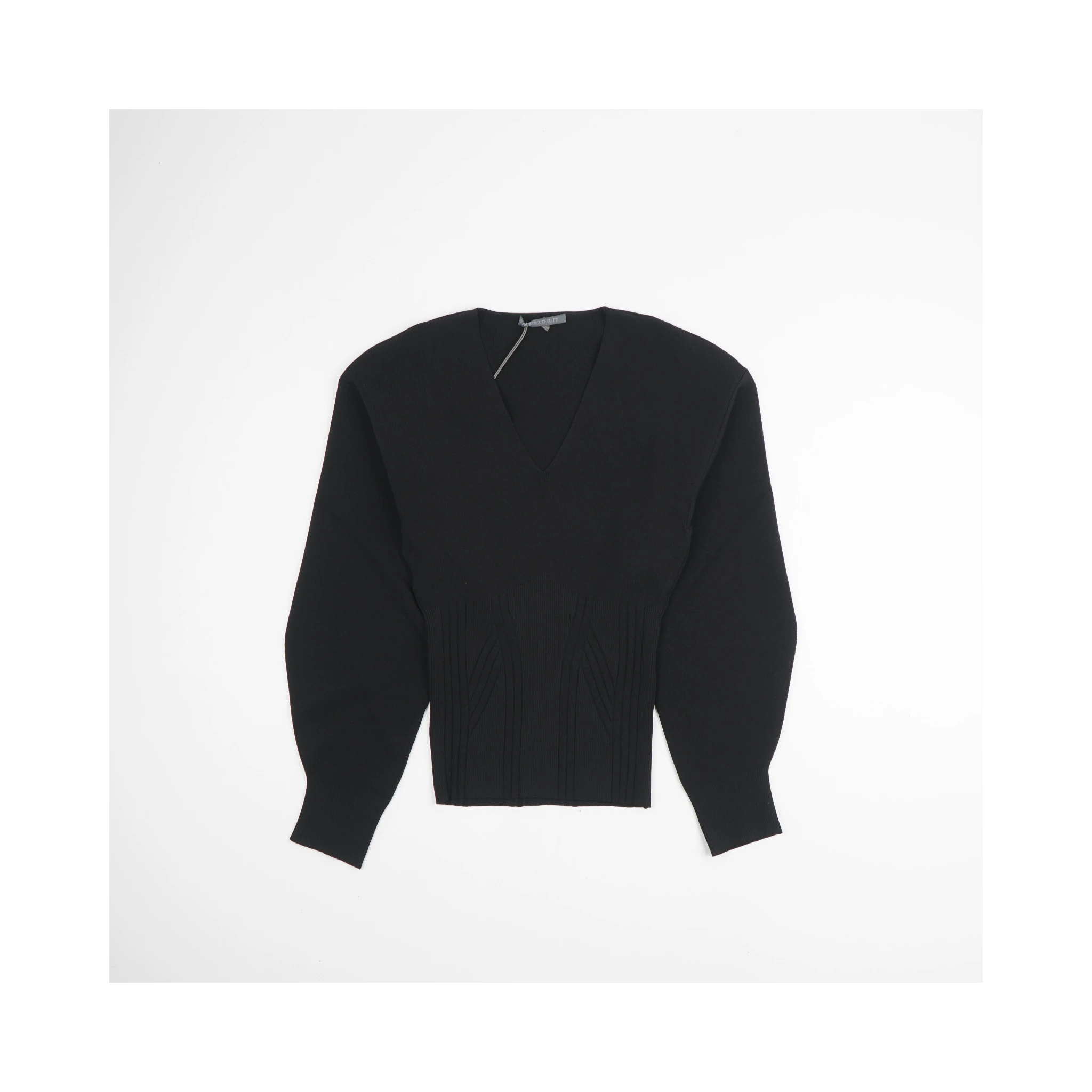 Viscose Stretch V Neck Sweater