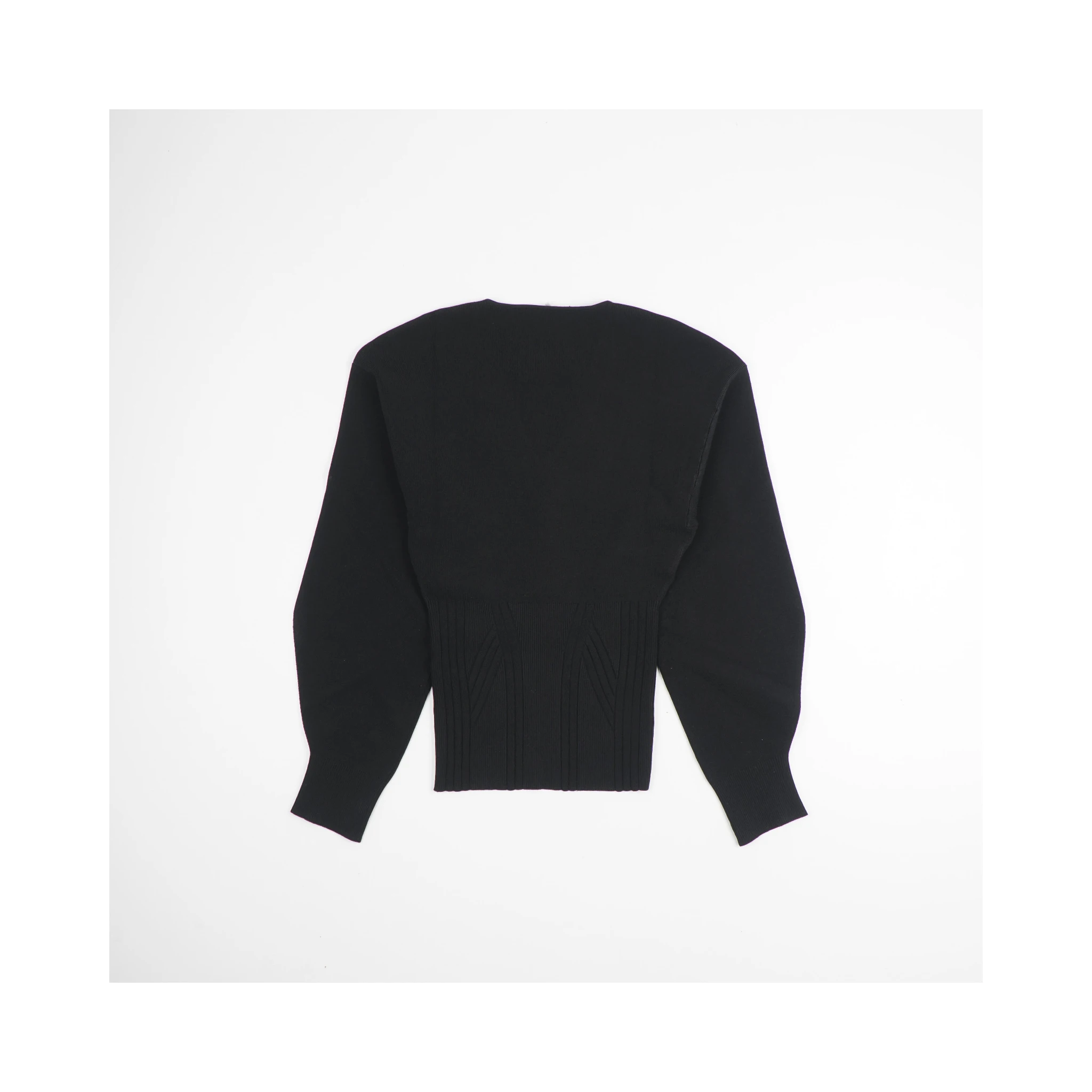 Viscose Stretch V Neck Sweater