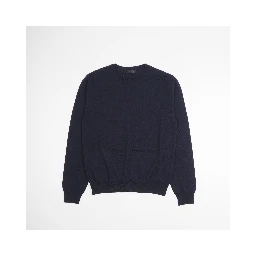 Navy Blue Crew Neck Sweater