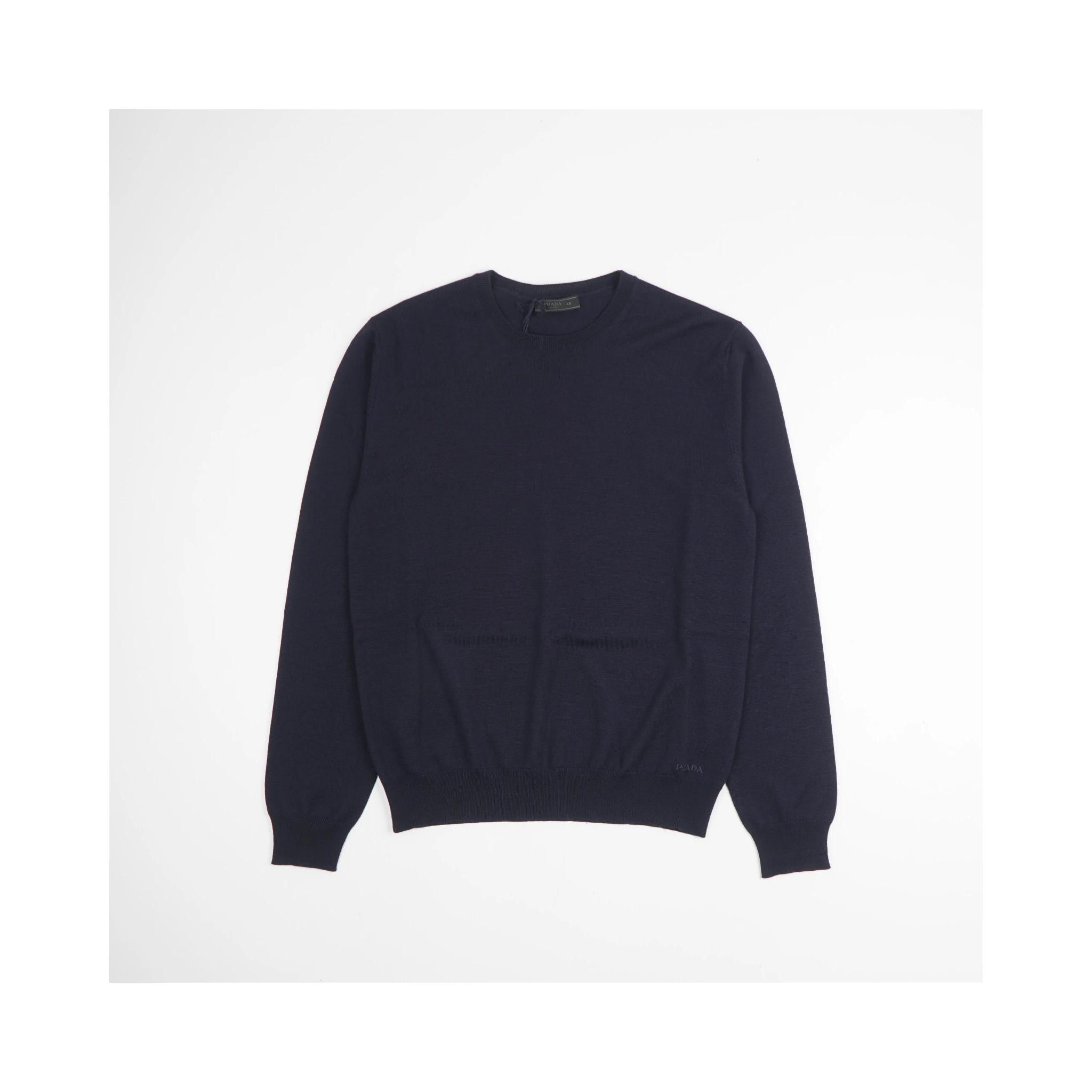 Navy Blue Crew Neck Sweater