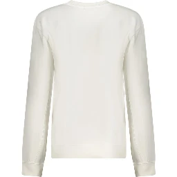 White Cotton Sweatshirt