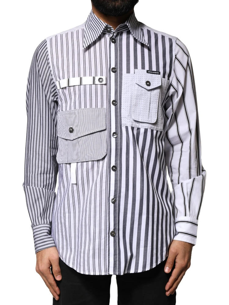Multicolor Striped Button Down Casual Shirt