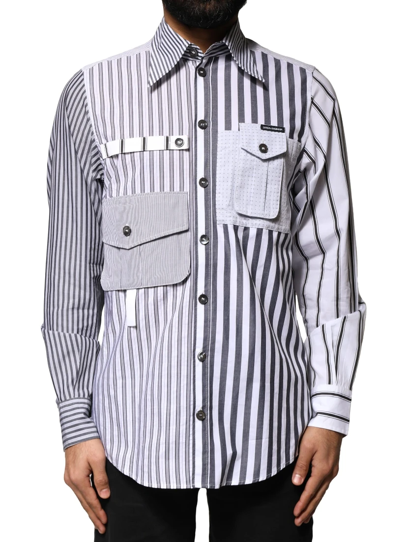 Multicolor Striped Button Down Casual Shirt