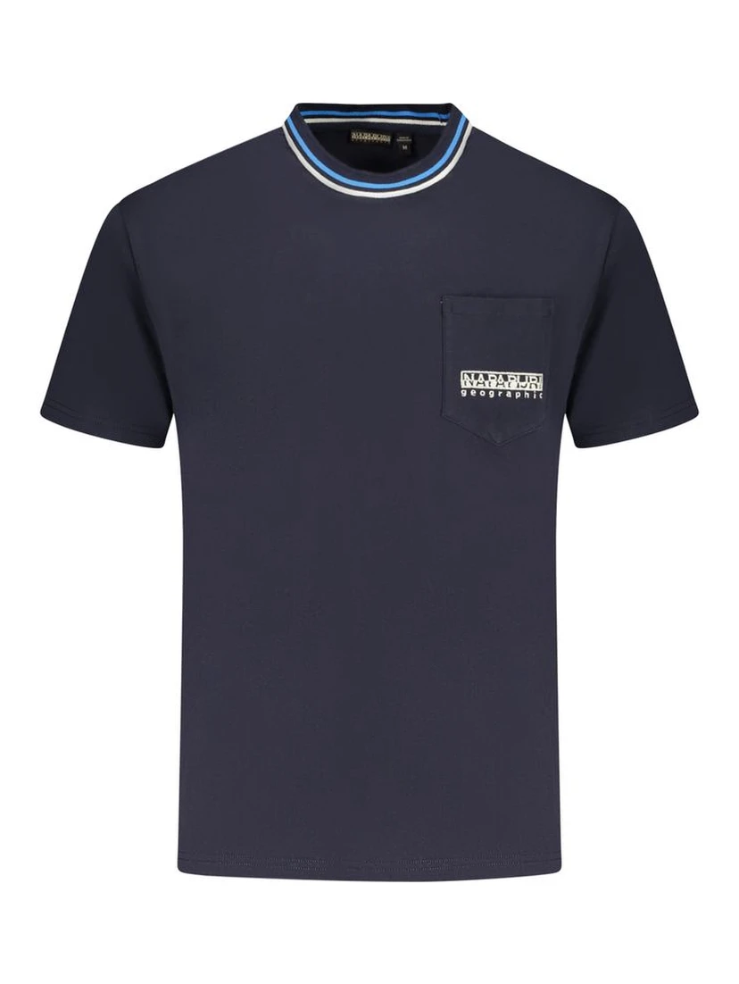 Blue Cotton T-Shirt