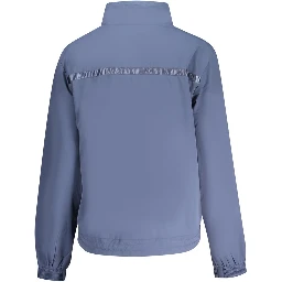 Blue Nylon Jackets & Coat