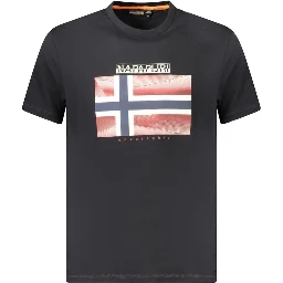 Black Cotton T-Shirt