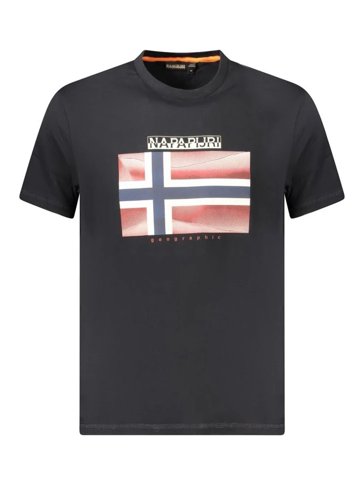 Black Cotton T-Shirt