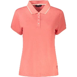 Pink Cotton Polo Shirt