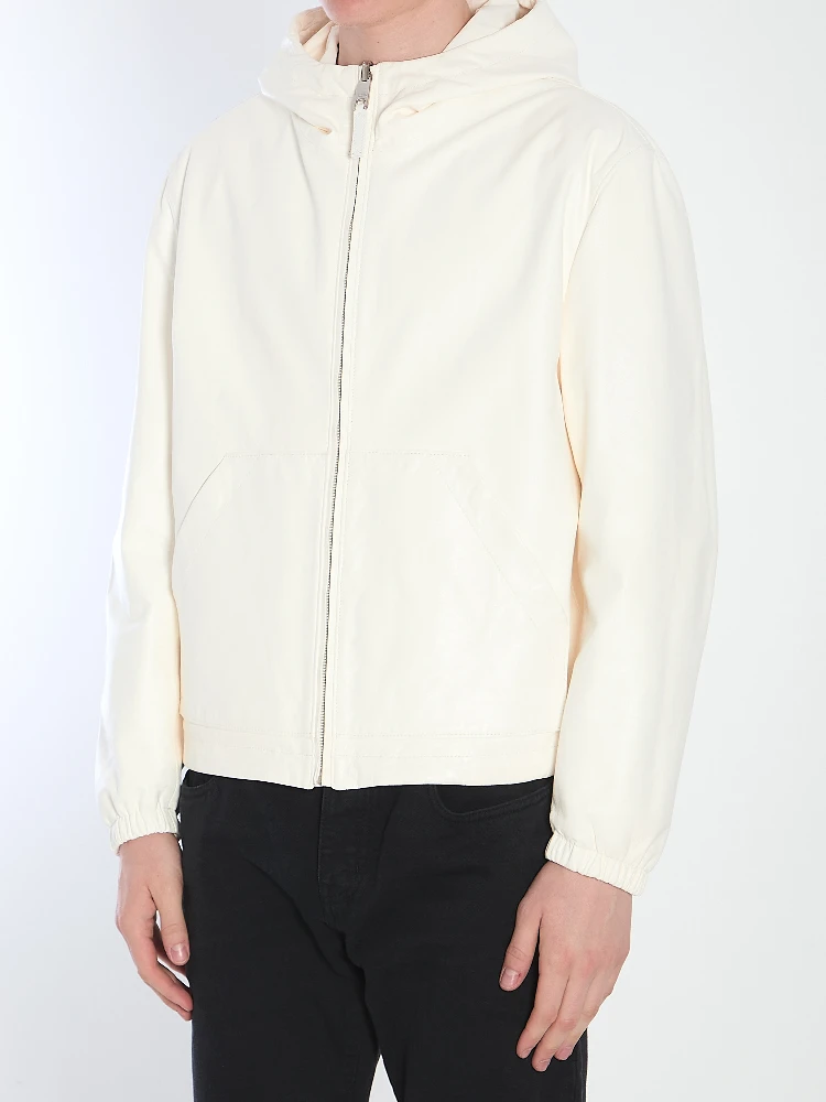 Reversible leather jacket alternative