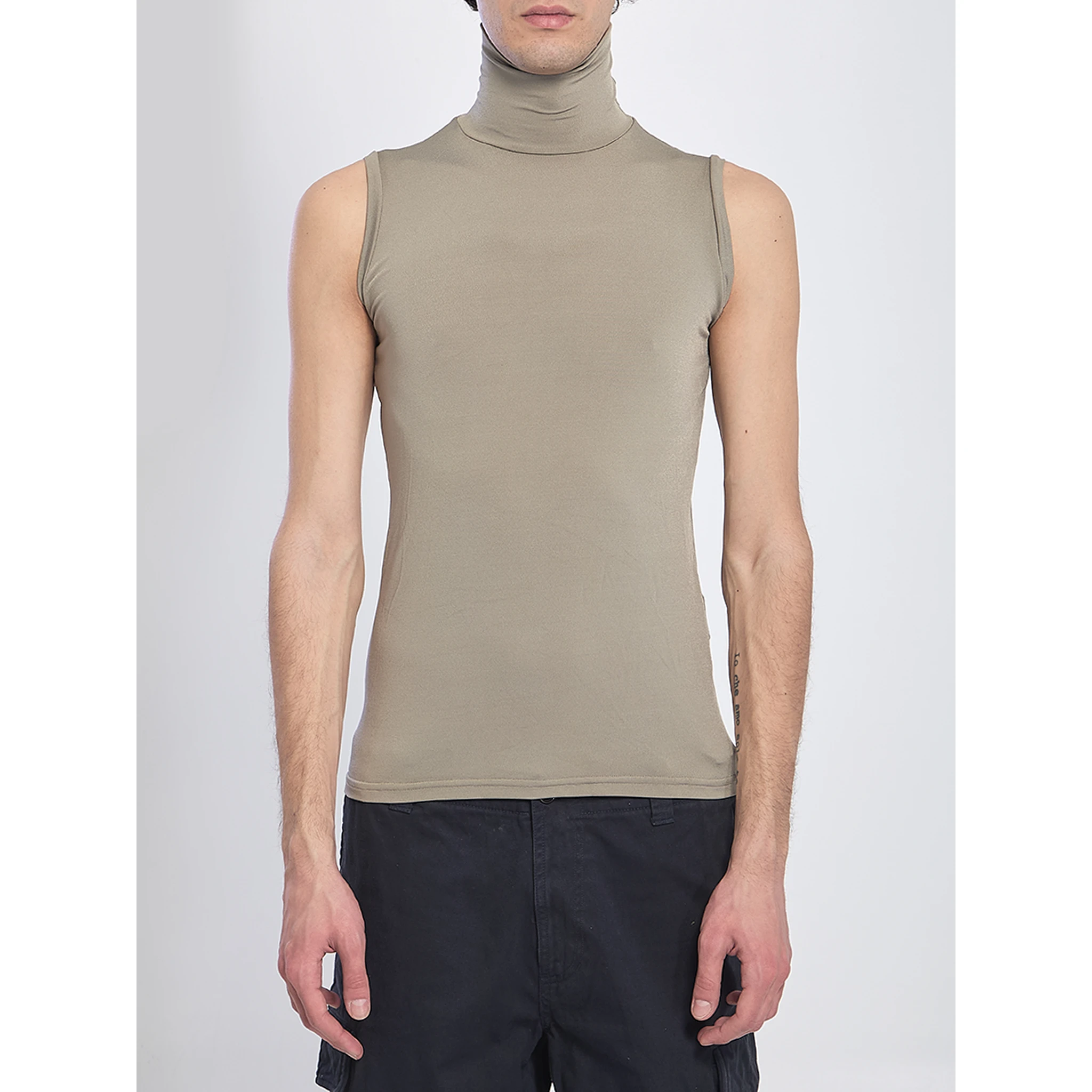 High-neck top