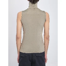 High-neck top