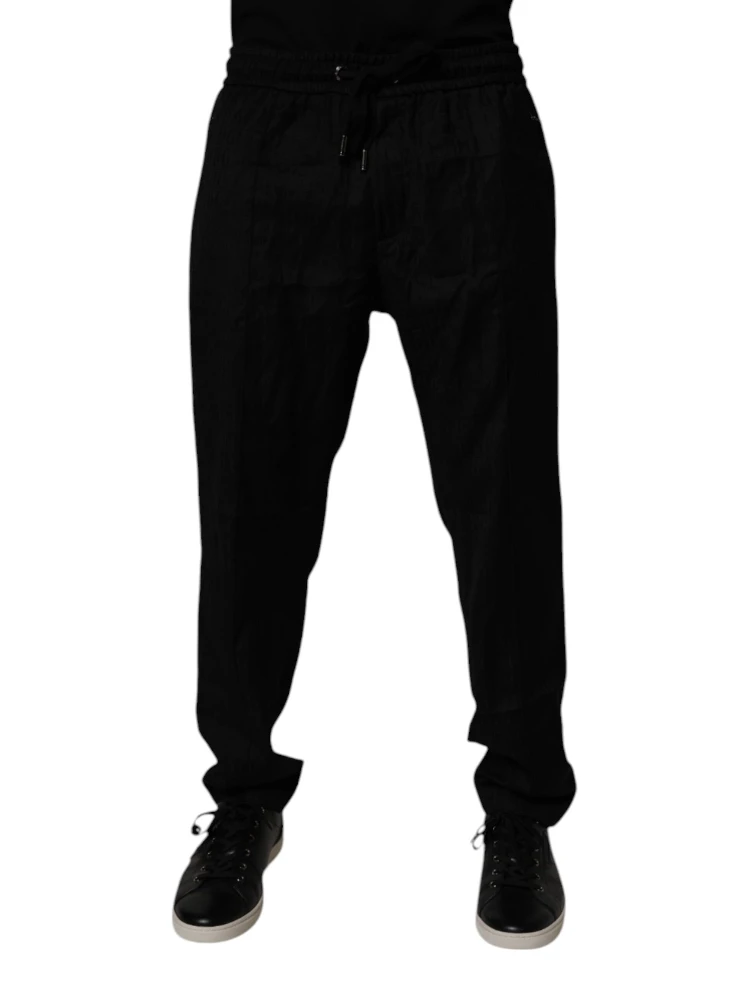 Black Wool Jogger Sweatpants Pants alternative