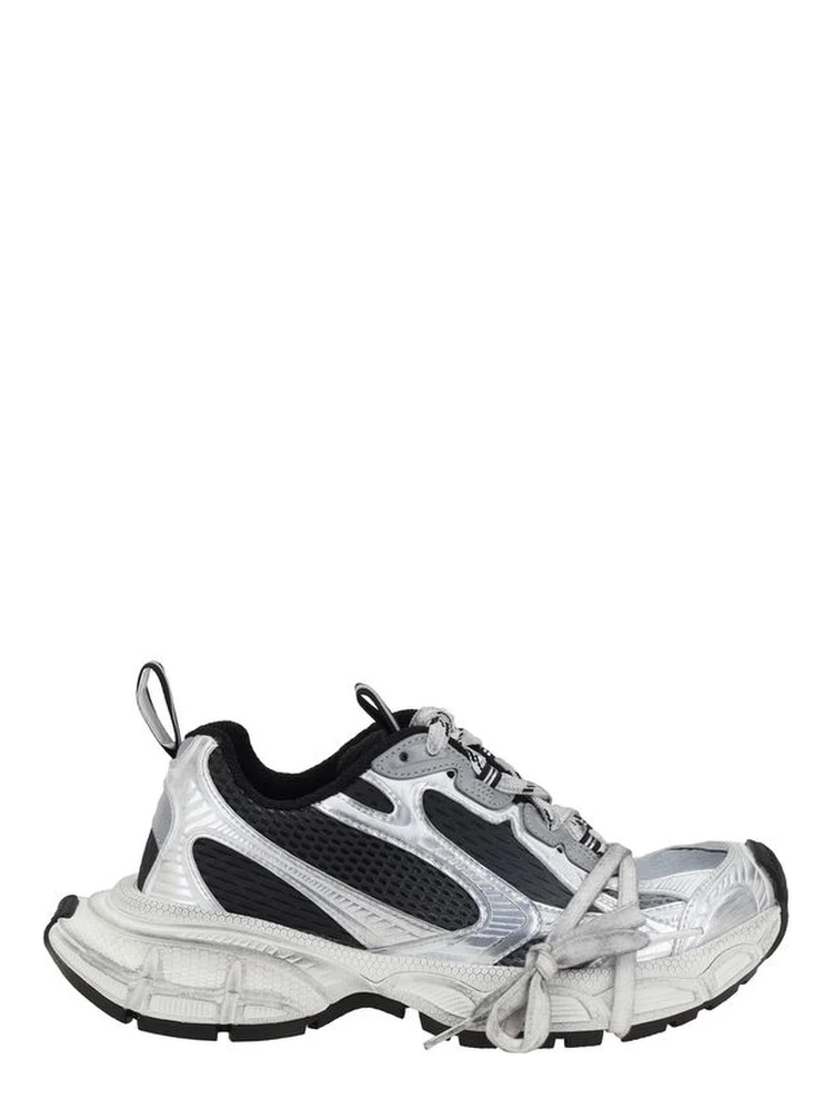 Multicolor Fabric Chunky Sneakers