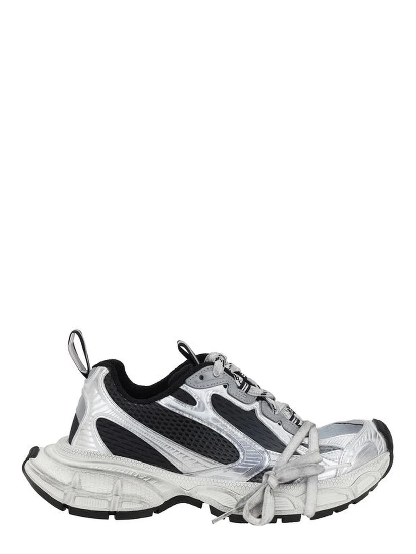 Multicolor Fabric Chunky Sneakers