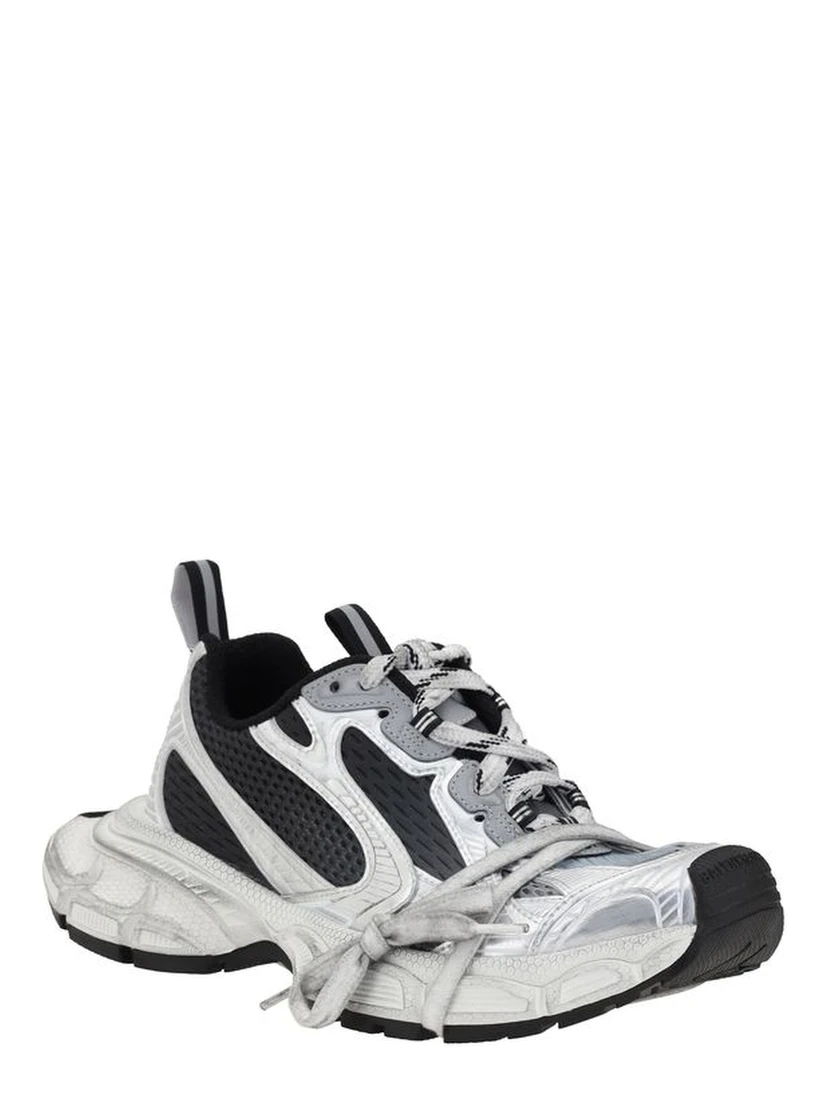 Multicolor Fabric Chunky Sneakers
