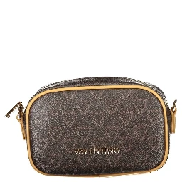 Brown polyethylene shoulder bag