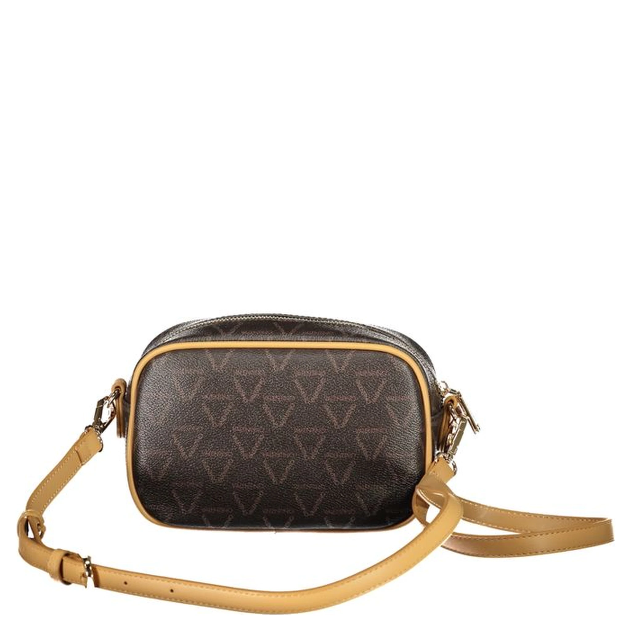 Brown polyethylene shoulder bag
