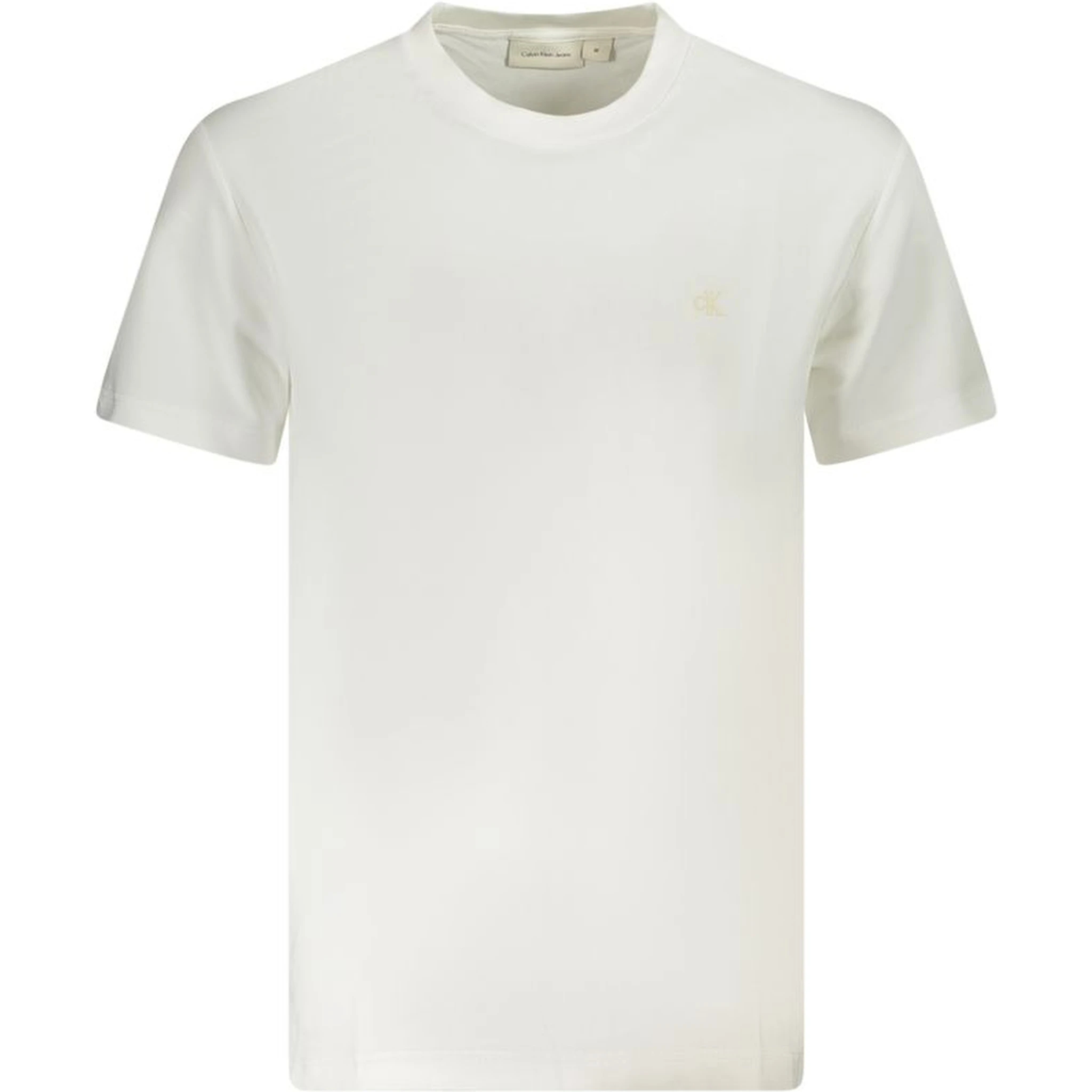 White Cotton Men's T-Shirt