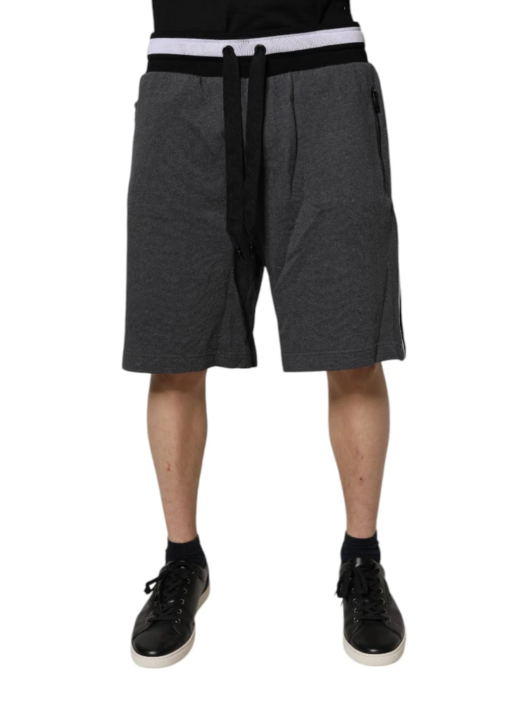 Dark Gray Cotton Bermuda Sweatshorts Shorts alternative