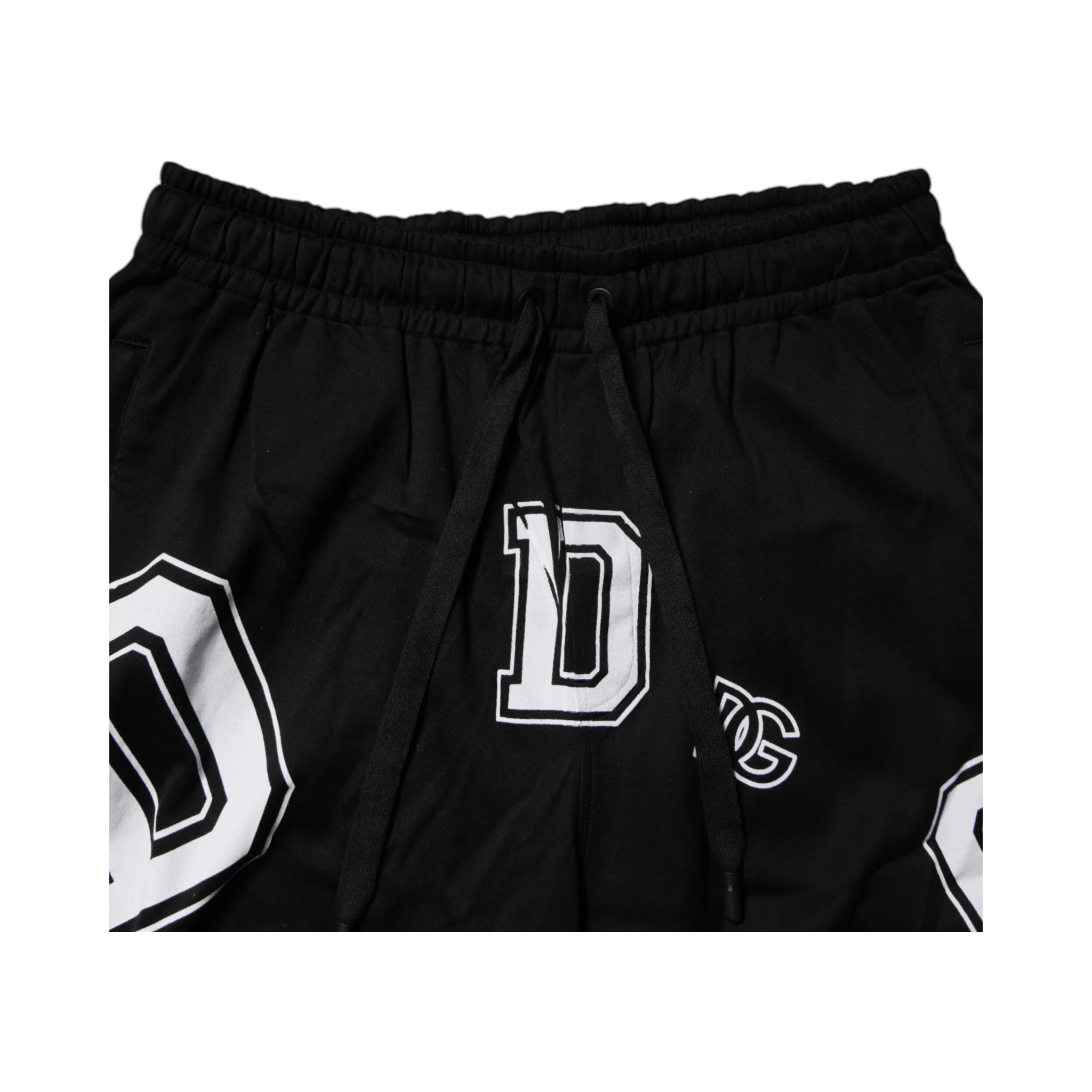 Black Logo Cotton Bermuda Sweatshorts Shorts