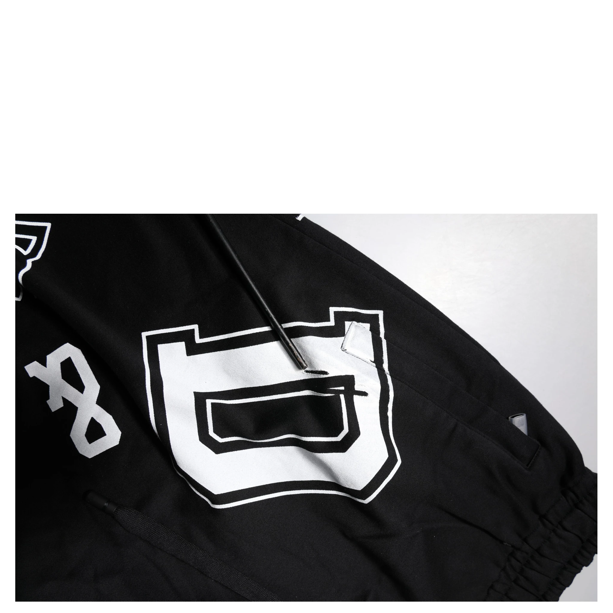 Black Logo Cotton Bermuda Sweatshorts Shorts