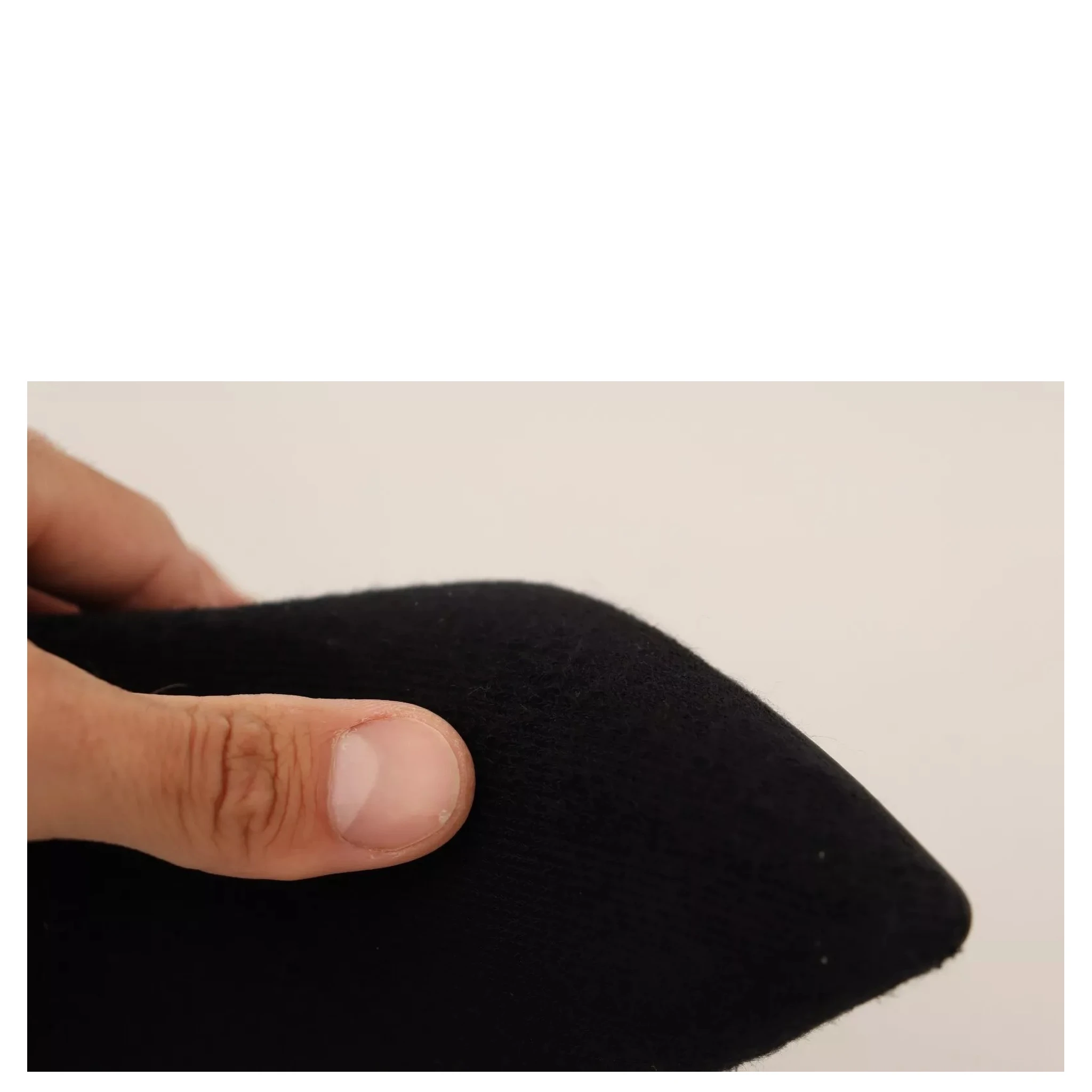 Black Suede Logo Socks Block Heel Ankle Boots Shoes