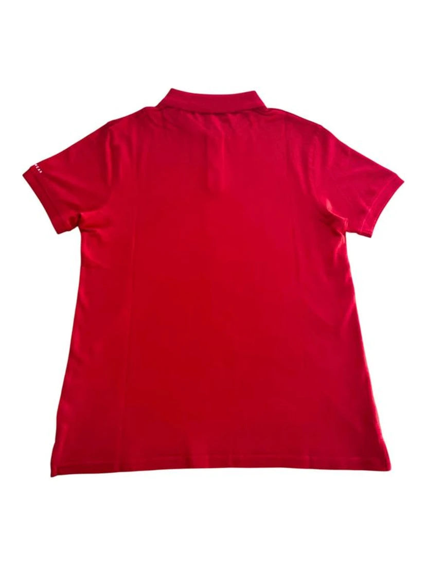 Red Cotton Polo Shirt