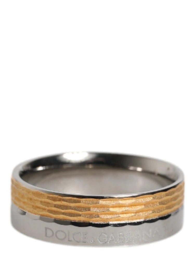 Gold Silver Tone Real Brass DG Logo Ring alternative