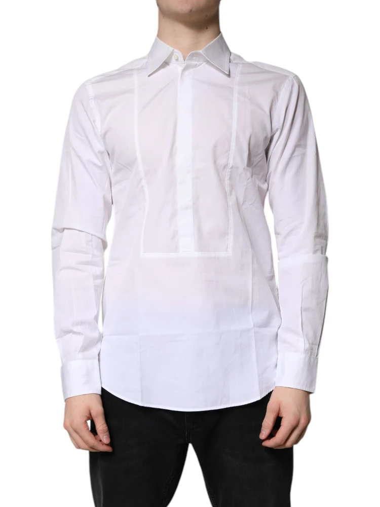 White Cotton Collared Dress Formal Shirt alternative