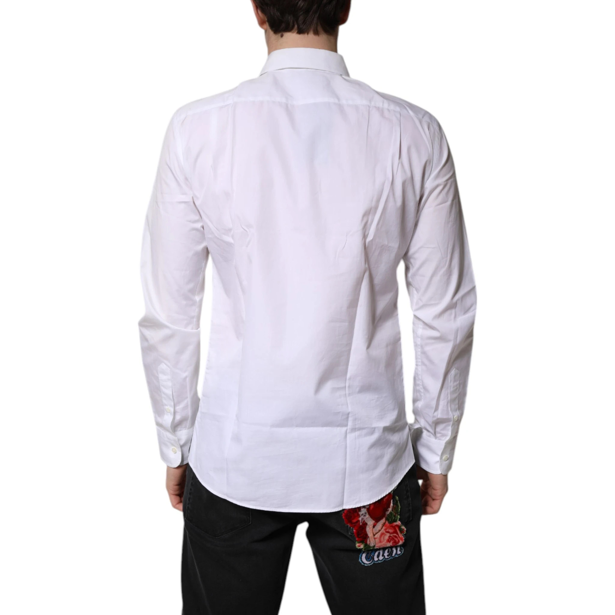 White Cotton Collared Dress Formal Shirt